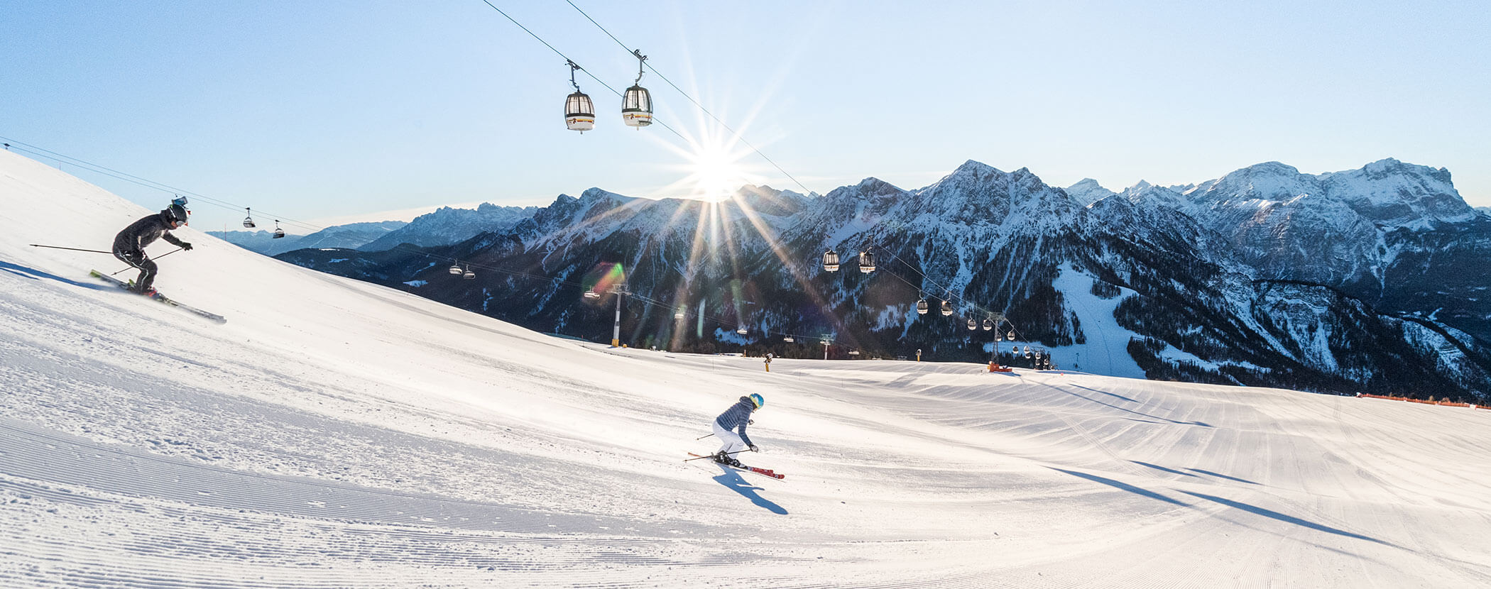 Sciare in inverno - formato orizzontale - Obermairhof a Valdaora