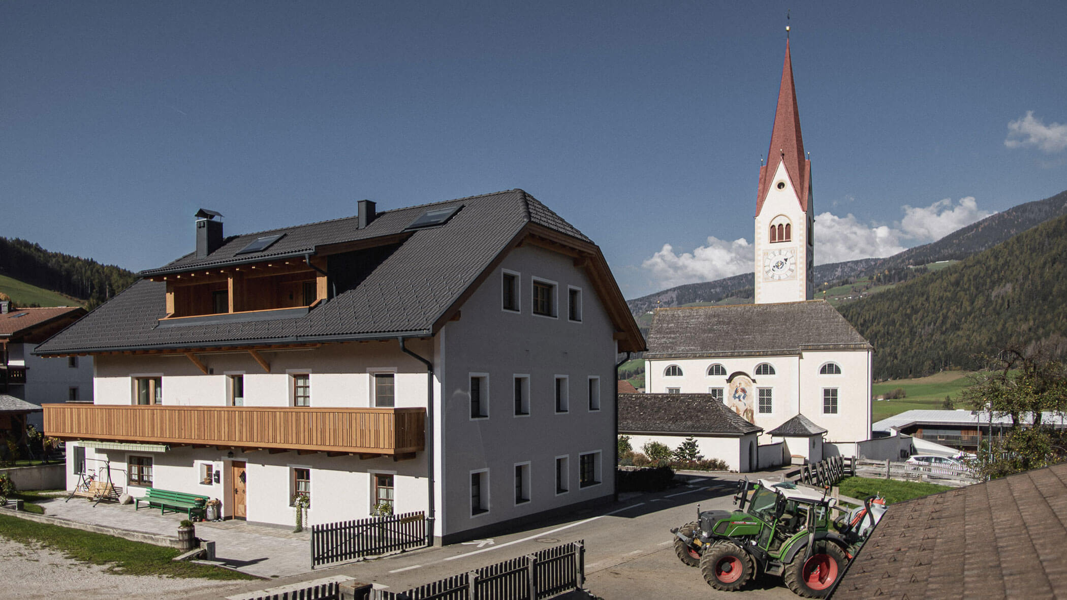 House facade - horizontal format - Obermairhof in Valdaora