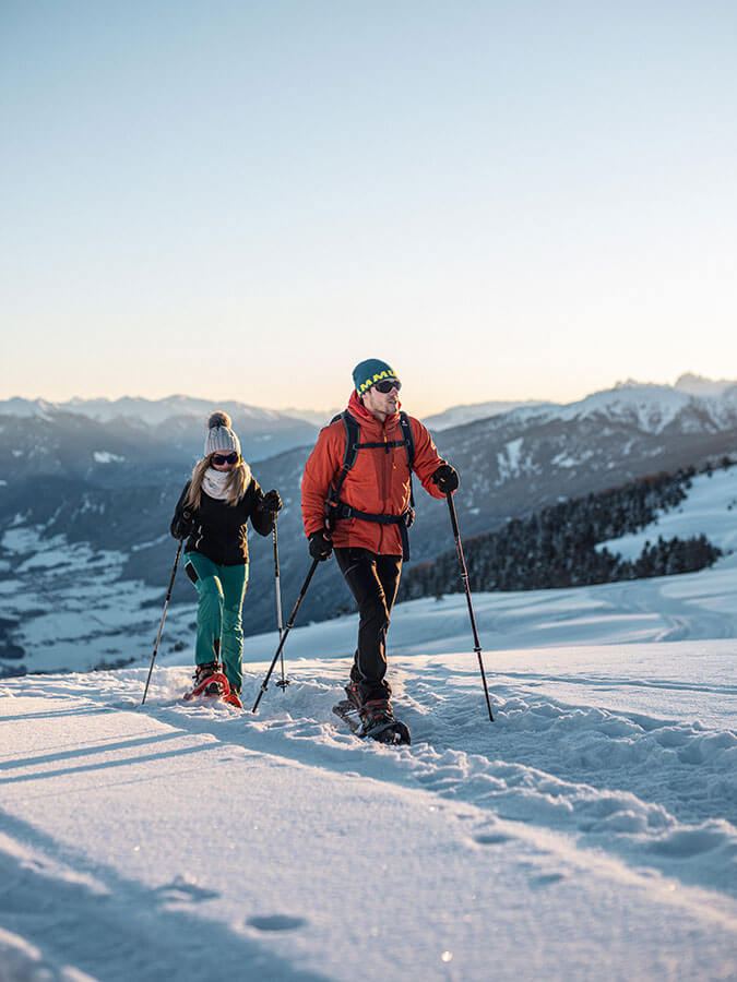 Sci alpinismo in inverno in Val Pusteria - dettaglio - Obermairhof a Valdaora