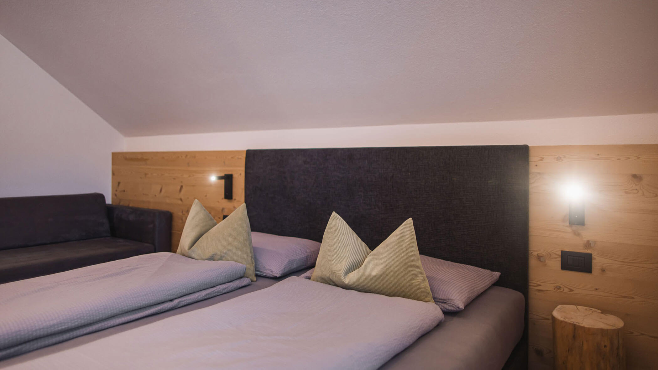 Holiday apartment - double bed - Obermairhof in Valdaora